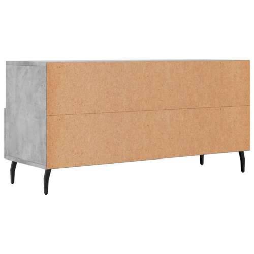 TV ormarić boja betona 102 x 36 x 50 cm od konstruiranog drva - Beton siva 1 Cijena