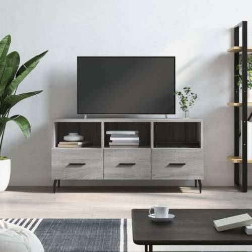 TV ormarić boja hrasta sonome 102x36x50 cm konstruirano drvo - Sivi hrast sonoma 1 Cijena