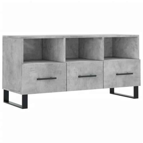 TV ormarić boja betona 102 x 36 x 50 cm od konstruiranog drva - Beton siva 1 Cijena