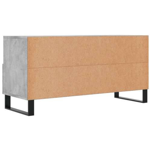 TV ormarić boja betona 102 x 36 x 50 cm od konstruiranog drva - Beton siva 1 Cijena