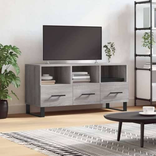 TV ormarić boja hrasta sonome 102x36x50 cm konstruirano drvo - Sivi hrast sonoma 1 Cijena