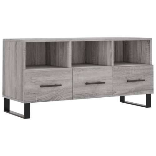 TV ormarić boja hrasta sonome 102x36x50 cm konstruirano drvo - Sivi hrast sonoma 1 Cijena