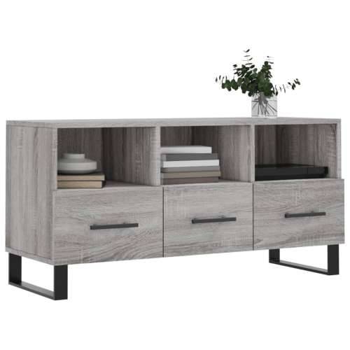 TV ormarić boja hrasta sonome 102x36x50 cm konstruirano drvo - Sivi hrast sonoma 1 Cijena