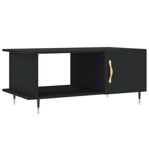 Stolić za kavu crni 90x50x40 cm od konstruiranog drva - Crna 1 Cijena