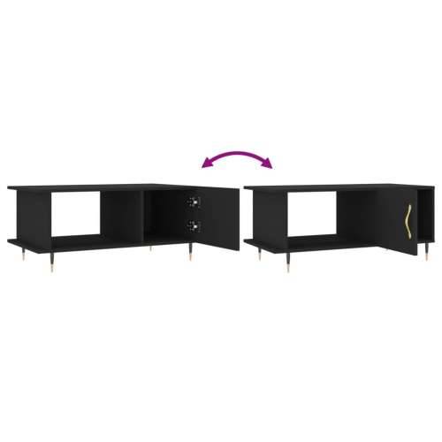 Stolić za kavu crni 90x50x40 cm od konstruiranog drva - Crna 1 Cijena