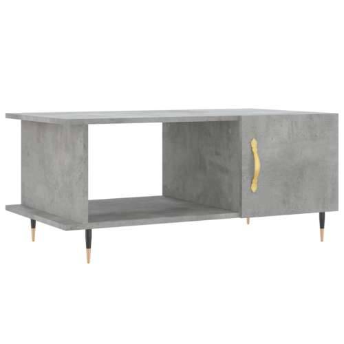 Stolić za kavu boja betona 90 x 50 x 40 cm konstruirano drvo - Beton siva 1 Cijena