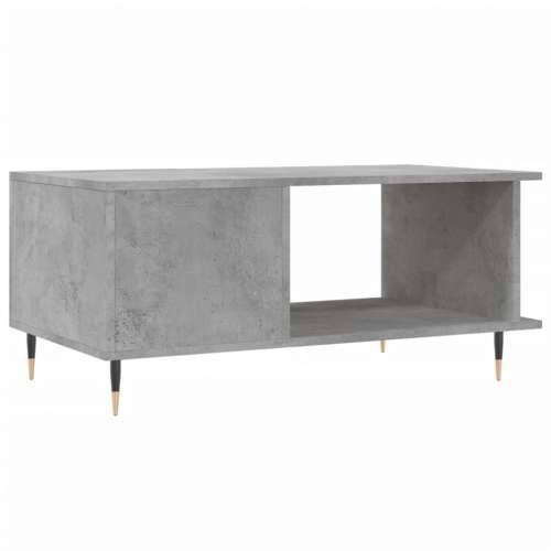 Stolić za kavu boja betona 90 x 50 x 40 cm konstruirano drvo - Beton siva 1 Cijena