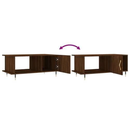 Stolić za kavu Smeđa hrasta 90x50x40 cm konstruirano drvo - Smeđi hrast 1 Cijena
