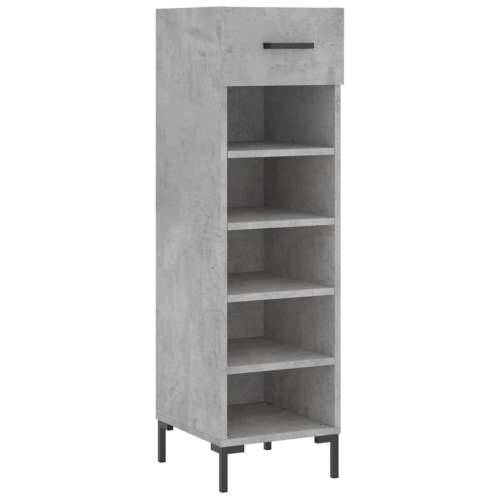 Ormarić za cipele boja betona 30x35x105 cm konstruirano drvo - Beton siva 1 Cijena
