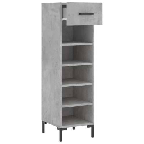 Ormarić za cipele boja betona 30x35x105 cm konstruirano drvo - Beton siva 1 Cijena