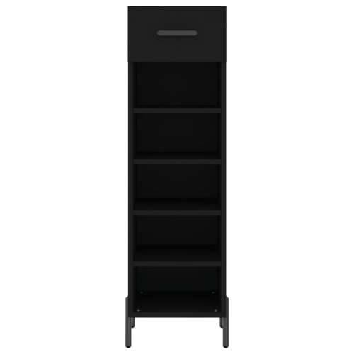 Ormarić za cipele crni 30 x 35 x 105 cm od konstruiranog drva - Crna 1 Cijena