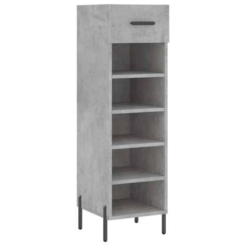 Ormarić za cipele boja betona 30x35x105 cm konstruirano drvo - Beton siva 1 Cijena