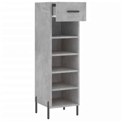 Ormarić za cipele boja betona 30x35x105 cm konstruirano drvo - Beton siva 1 Cijena