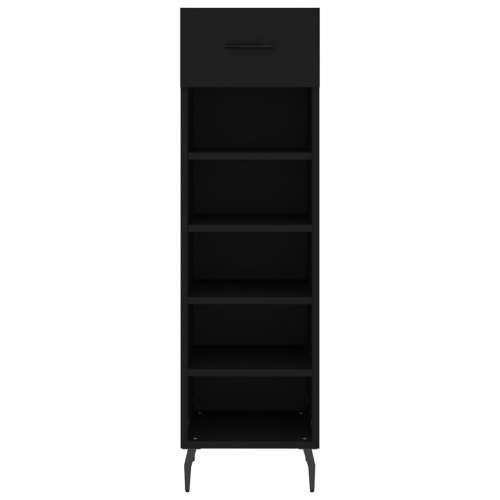 Ormarić za cipele crni 30 x 35 x 105 cm od konstruiranog drva - Crna 1 Cijena