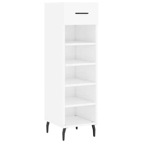 Ormarić za cipele sjajni bijeli 30x35x105 cm konstruirano drvo - Visoko sjajno bijela 1 Cijena