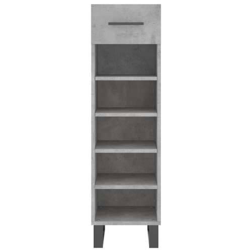 Ormarić za cipele boja betona 30x35x105 cm konstruirano drvo - Beton siva 1 Cijena