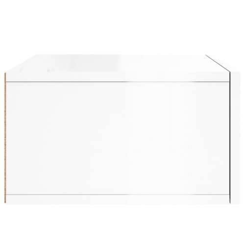 Zidni noćni ormarići 2 kom visoki sjaj bijeli 35x35x20 cm - Visoko sjajno bijela 2 1 Cijena