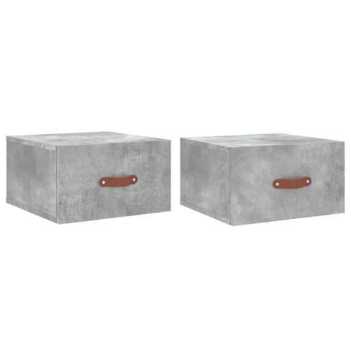 Zidni noćni ormarići 2 kom Siva betona 35 x 35 x 20 cm - Beton siva 2 1 Cijena