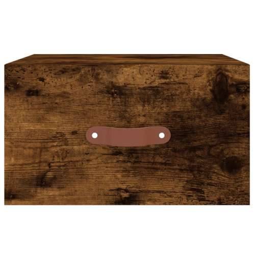 Zidni noćni ormarići 2 kom dimljenog hrasta 35x35x20 cm - Dimljeni hrast 2 1 Cijena