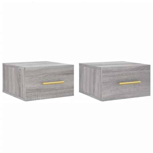 Zidni noćni ormarići 2 kom boja sivog hrasta sonome 35x35x20 cm - Sivi hrast sonoma 2 1 Cijena