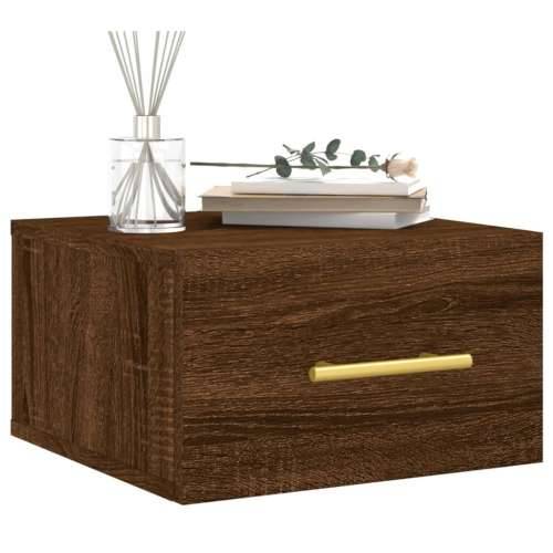 Zidni noćni ormarići 2 kom smeđa boja hrasta 35 x 35 x 20 cm - Smeđi hrast 2 1 Cijena