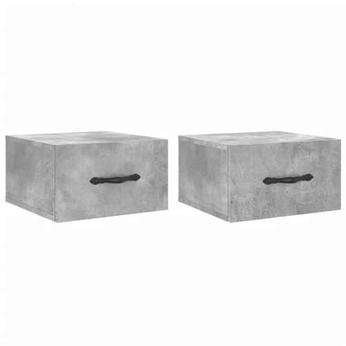 Zidni noćni ormarići 2 kom Siva betona 35 x 35 x 20 cm - Beton siva 2 1 Cijena