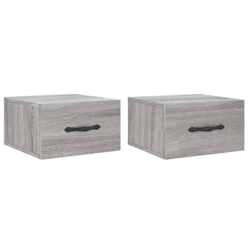 Zidni noćni ormarići 2 kom boja sivog hrasta sonome 35x35x20 cm - Sivi hrast sonoma 2 1 Cijena