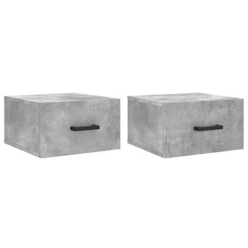 Zidni noćni ormarići 2 kom Siva betona 35 x 35 x 20 cm - Beton siva 2 1 Cijena