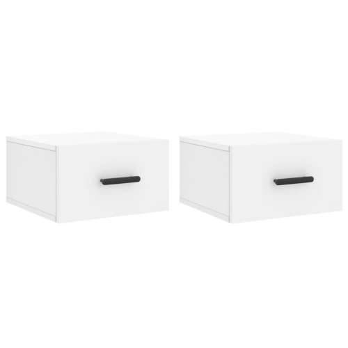 Zidni noćni ormarići 2 kom bijeli 35 x 35 x 20 cm - Bijela 2 1 Cijena