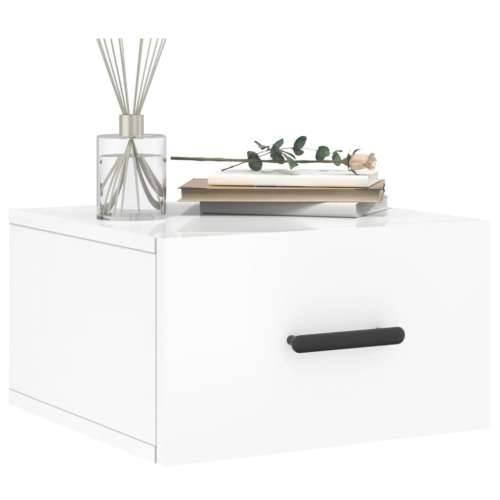 Zidni noćni ormarići 2 kom visoki sjaj bijeli 35x35x20 cm - Visoko sjajno bijela 2 1 Cijena
