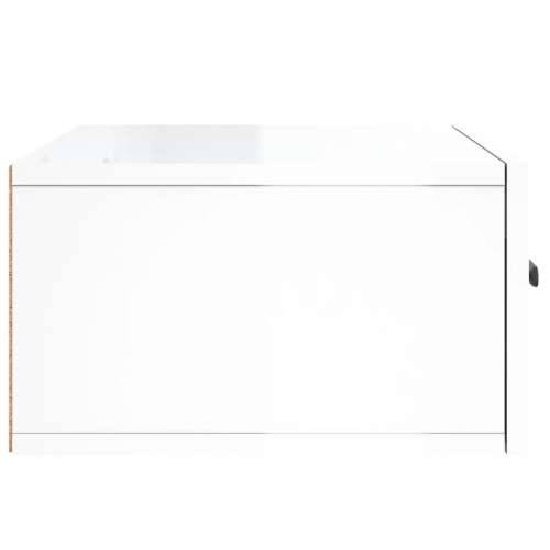 Zidni noćni ormarići 2 kom visoki sjaj bijeli 35x35x20 cm - Visoko sjajno bijela 2 1 Cijena