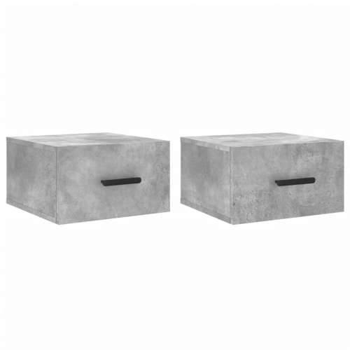 Zidni noćni ormarići 2 kom Siva betona 35 x 35 x 20 cm - Beton siva 2 1 Cijena