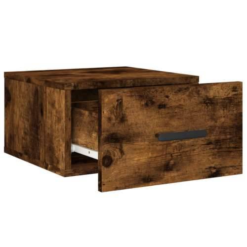 Zidni noćni ormarići 2 kom dimljenog hrasta 35x35x20 cm - Dimljeni hrast 2 1 Cijena