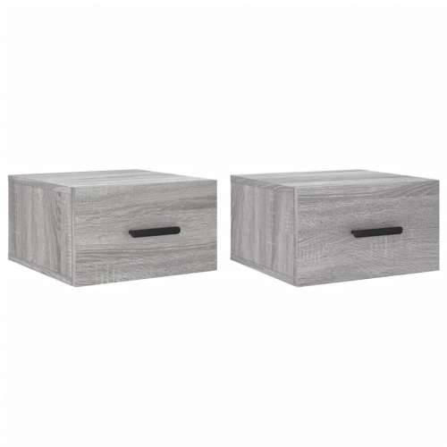 Zidni noćni ormarići 2 kom boja sivog hrasta sonome 35x35x20 cm - Sivi hrast sonoma 2 1 Cijena