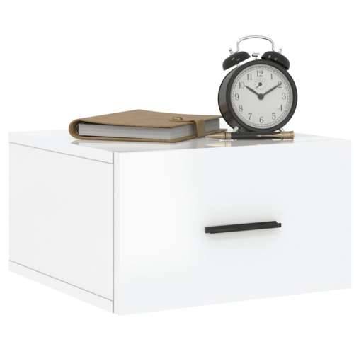 Zidni noćni ormarići 2 kom visoki sjaj bijeli 35x35x20 cm - Visoko sjajno bijela 2 1 Cijena