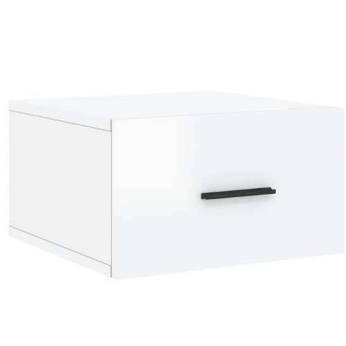 Zidni noćni ormarići 2 kom visoki sjaj bijeli 35x35x20 cm - Visoko sjajno bijela 2 1 Cijena