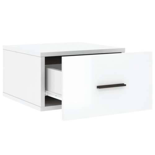 Zidni noćni ormarići 2 kom visoki sjaj bijeli 35x35x20 cm - Visoko sjajno bijela 2 1 Cijena