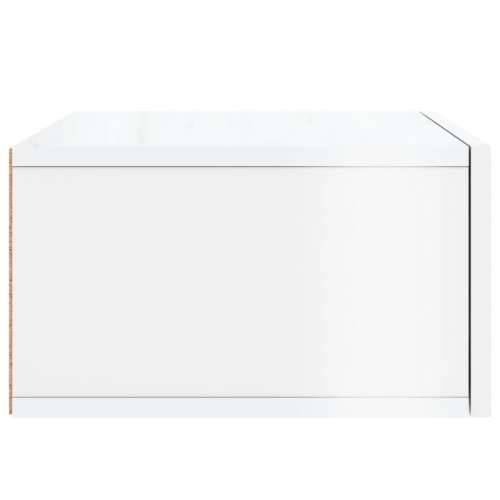 Zidni noćni ormarići 2 kom visoki sjaj bijeli 35x35x20 cm - Visoko sjajno bijela 2 1 Cijena