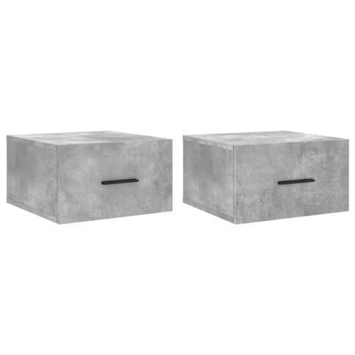 Zidni noćni ormarići 2 kom Siva betona 35 x 35 x 20 cm - Beton siva 2 1 Cijena