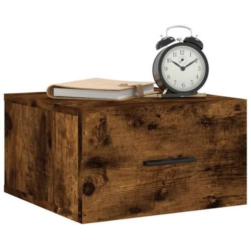 Zidni noćni ormarići 2 kom dimljenog hrasta 35x35x20 cm - Dimljeni hrast 2 1 Cijena