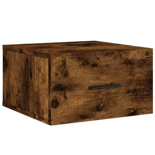 Zidni noćni ormarići 2 kom dimljenog hrasta 35x35x20 cm - Dimljeni hrast 2 1 Cijena
