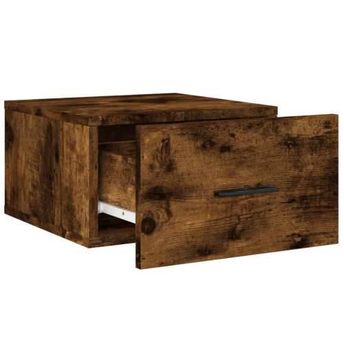 Zidni noćni ormarići 2 kom dimljenog hrasta 35x35x20 cm - Dimljeni hrast 2 1 Cijena