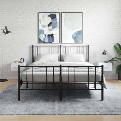 Zidni noćni ormarići 2 kom bijeli 35 x 35 x 20 cm - Bijela 2 1 Cijena