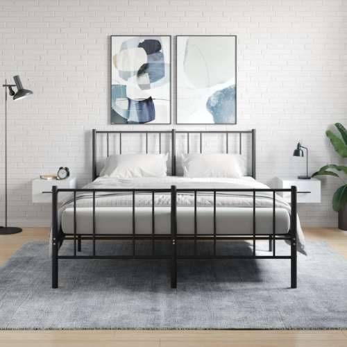 Zidni noćni ormarići 2 kom visoki sjaj bijeli 35x35x20 cm - Visoko sjajno bijela 2 1 Cijena