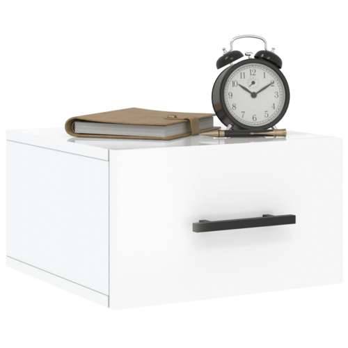 Zidni noćni ormarići 2 kom visoki sjaj bijeli 35x35x20 cm - Visoko sjajno bijela 2 1 Cijena