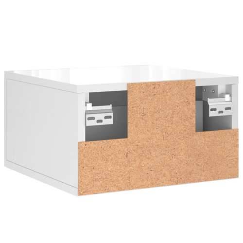 Zidni noćni ormarići 2 kom visoki sjaj bijeli 35x35x20 cm - Visoko sjajno bijela 2 1 Cijena