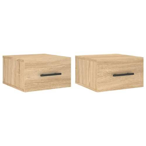 Zidni noćni ormarići 2 kom hrasta sonome 35 x 35 x 20 cm - sonoma hrast 2 1 Cijena