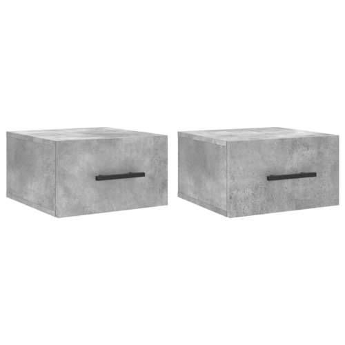 Zidni noćni ormarići 2 kom Siva betona 35 x 35 x 20 cm - Beton siva 2 1 Cijena