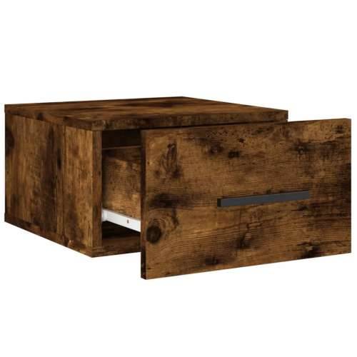 Zidni noćni ormarići 2 kom dimljenog hrasta 35x35x20 cm - Dimljeni hrast 2 1 Cijena