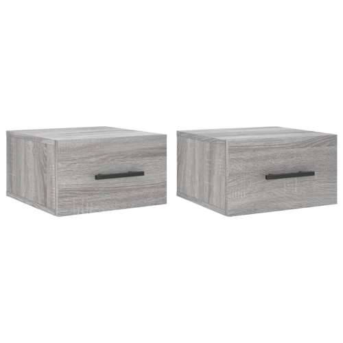 Zidni noćni ormarići 2 kom boja sivog hrasta sonome 35x35x20 cm - Sivi hrast sonoma 2 1 Cijena